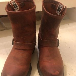 Red Frye boots